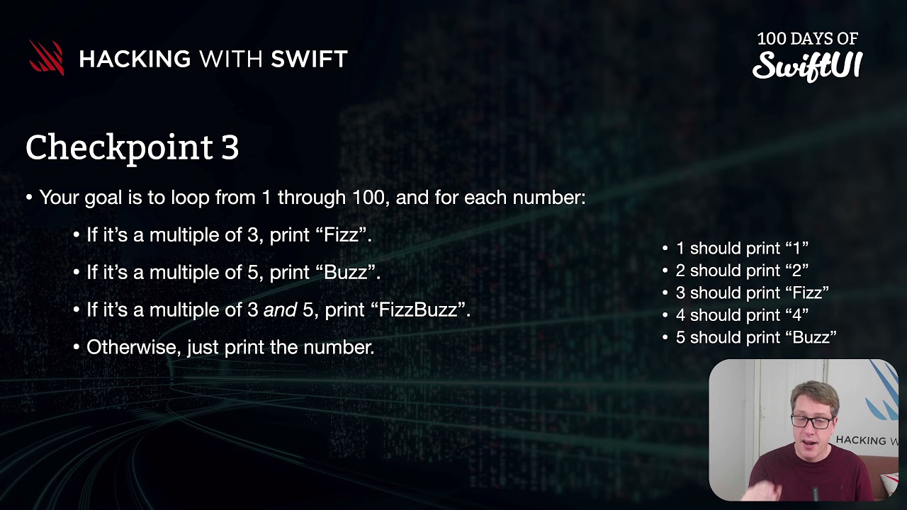 Контрольная точка 3 – Swift для начинающих