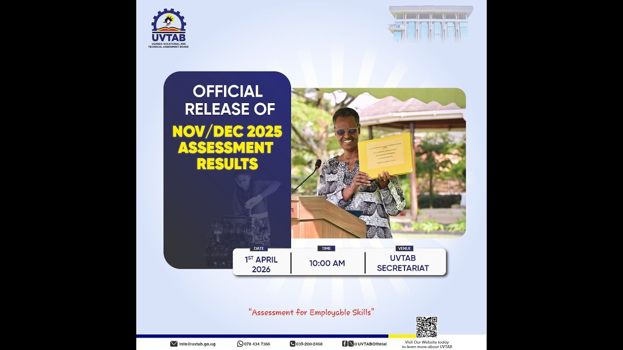 The Official Release of the November/December 2025 Assessment Results