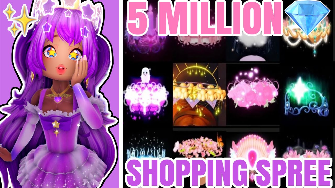 I went on a 5 MILLION Diamond Shopping Spree in Royale High&hellip;