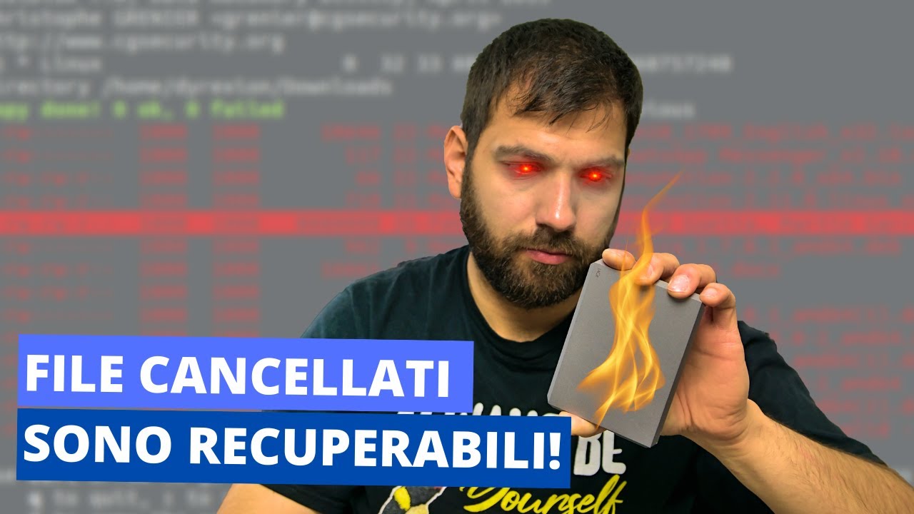 COM'È POSSIBILE RECUPERARE I FILE CANCELLATI DA UN COMPUTER? AFK UNDER THE HOOD