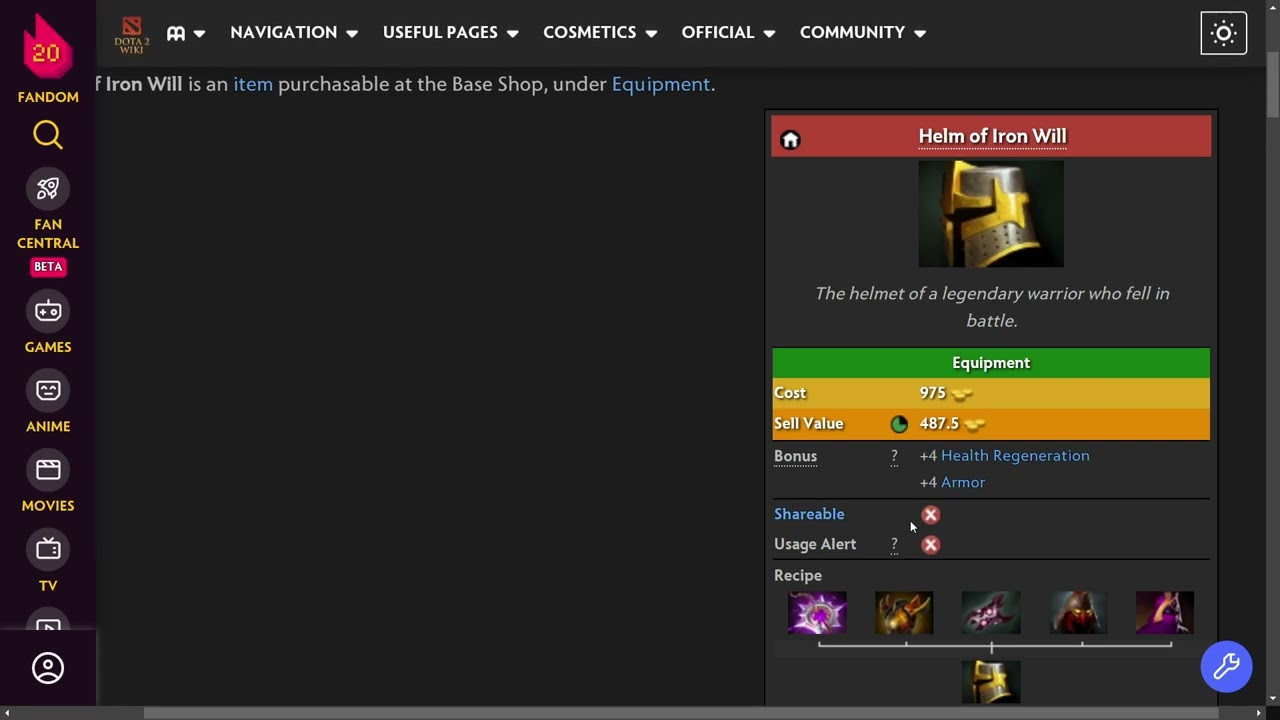 Know Your #Dota2 Items - #Equipment #section - by #goodgameeverybody