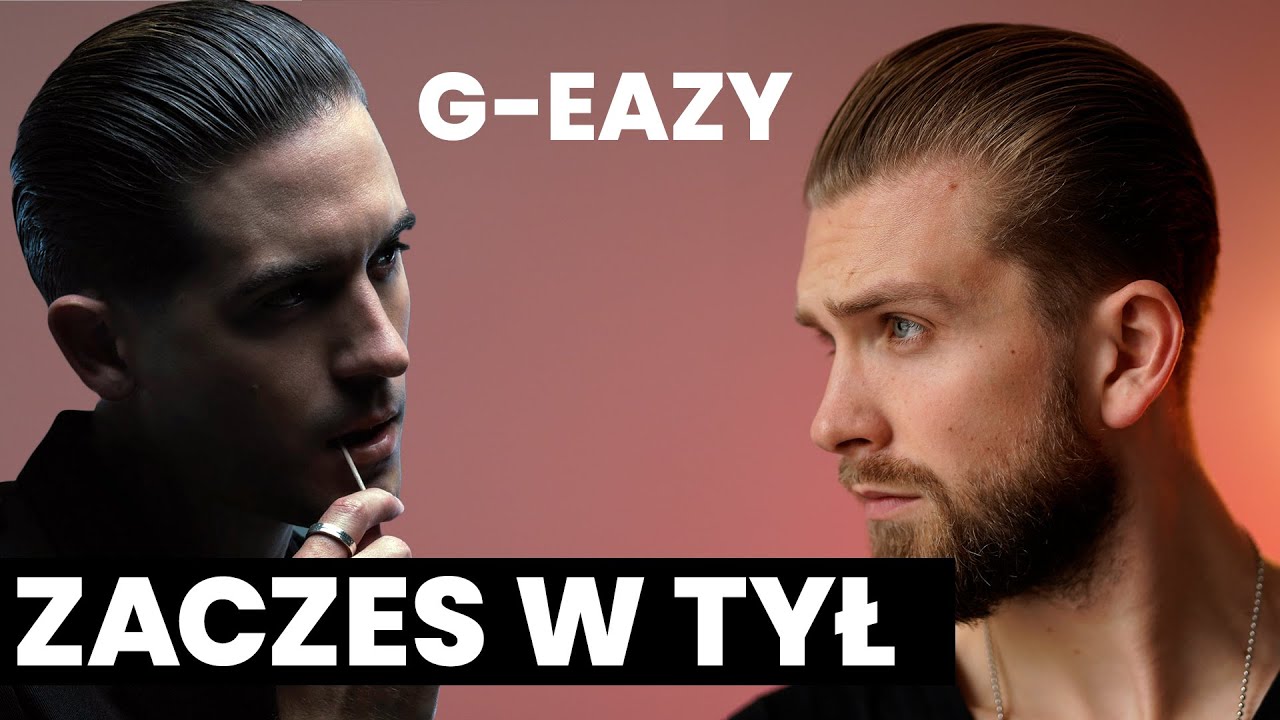 Fryzura dla LENIWYCH - ZACZES W TYŁ. Slick Back hairstyle. Jak układać włosy. Modne Fryzury męskie