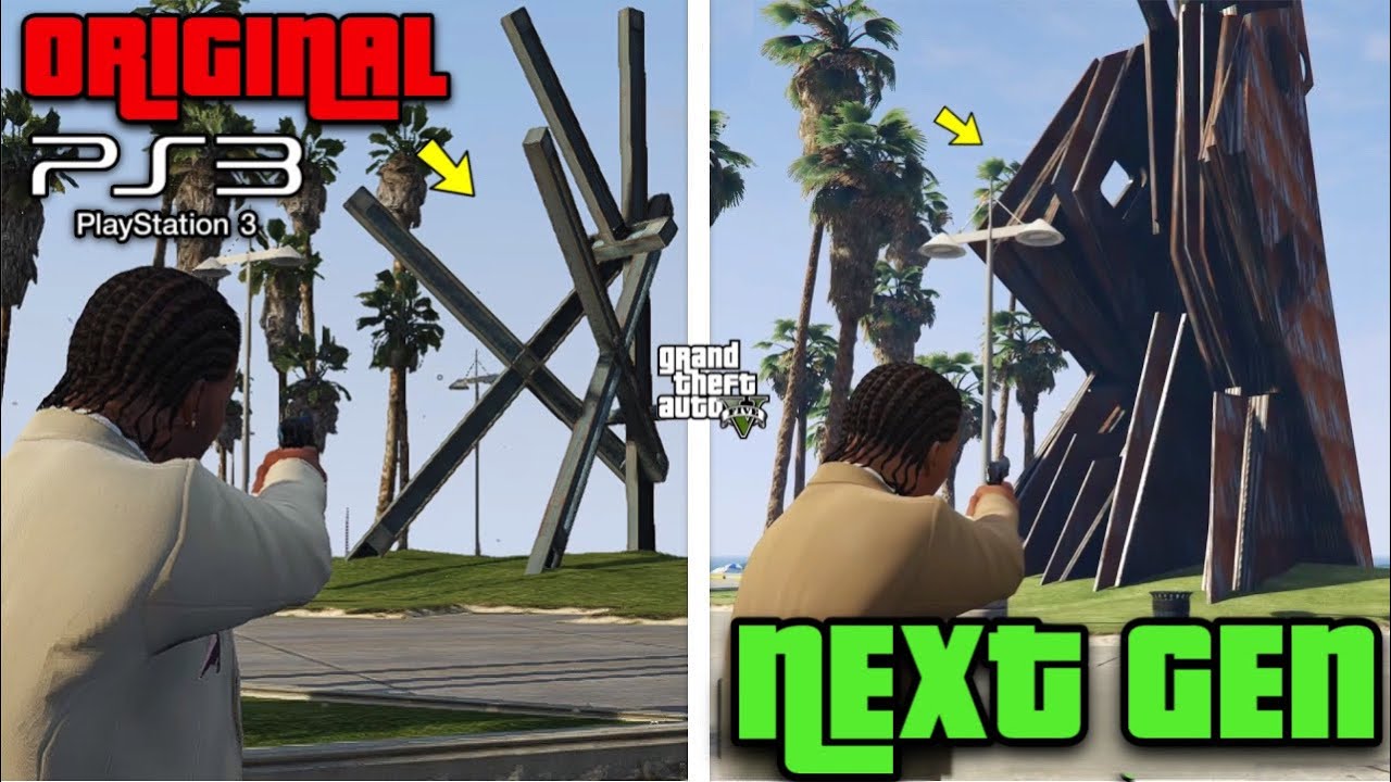 В GTA 5 на PS3 есть секреты, которые вы никогда не увидите — версия 1.00 против следующего поколения