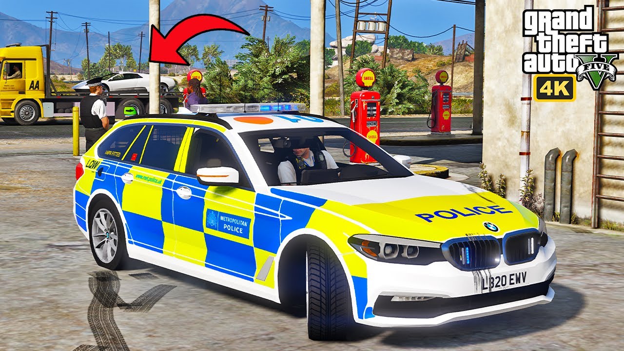Police ANPR Duty on the London Orbital (GTA 5 LSPDFR Mod in 4K)