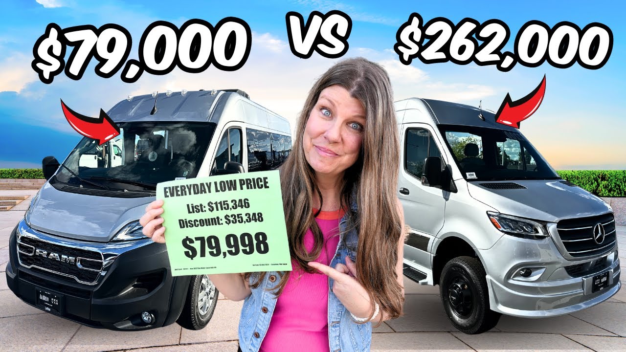 Cheapest Van vs. Most Expensive Van in 2024 (Class B Camper Vans)