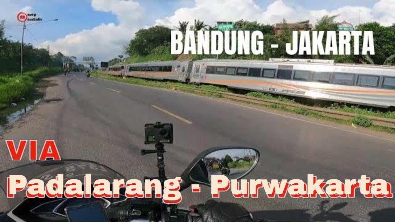 naik motor BANDUNG - JAKARTA Lewat PADALARANG via PURWAKARTA | Tumben Truck nya sepi