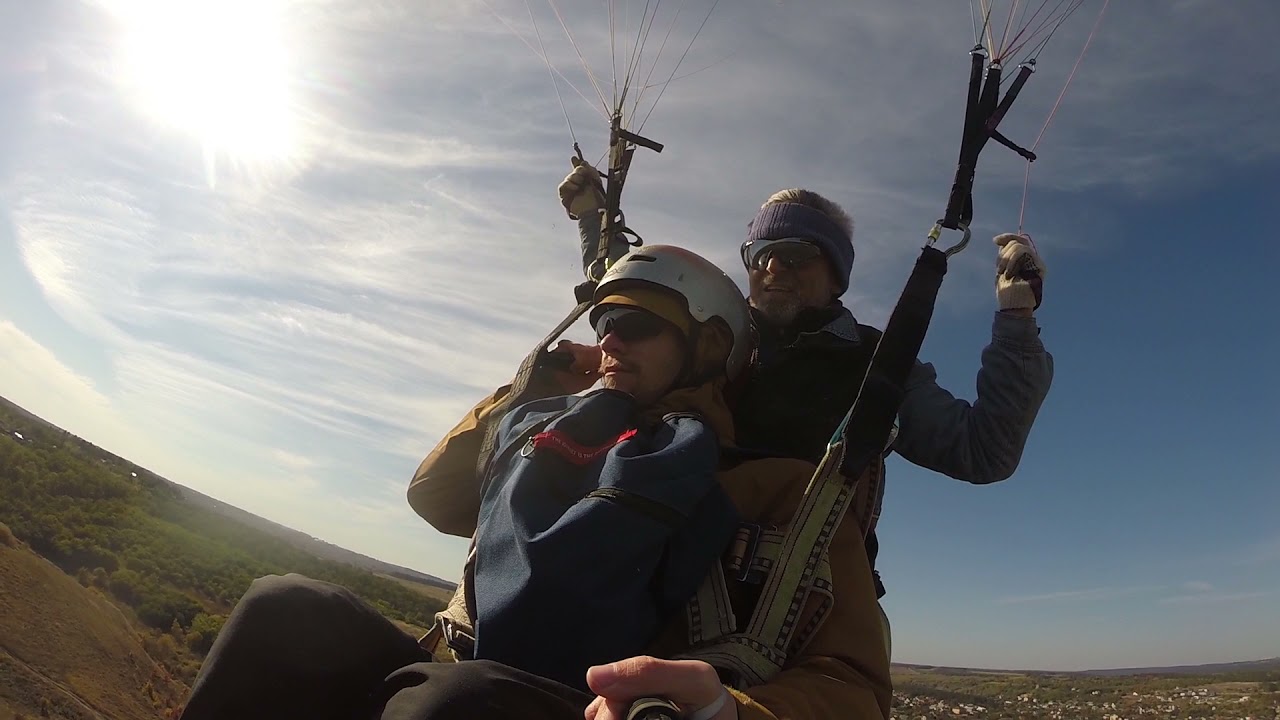 Paragliding near Kiev, 2021-10-09