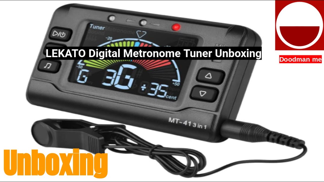 LEKATO Digital Metronome Tuner Unboxing
