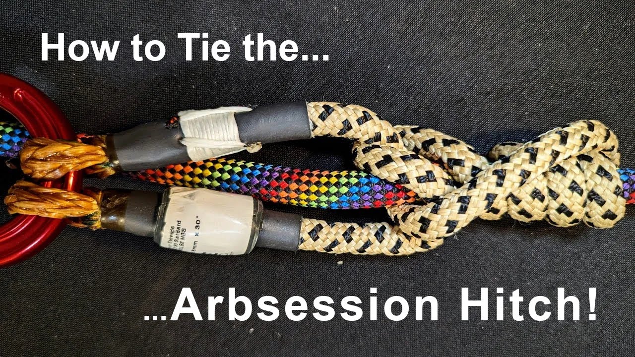 ARBSESSION Friction Hitch for Arborists & Tree Climbers!