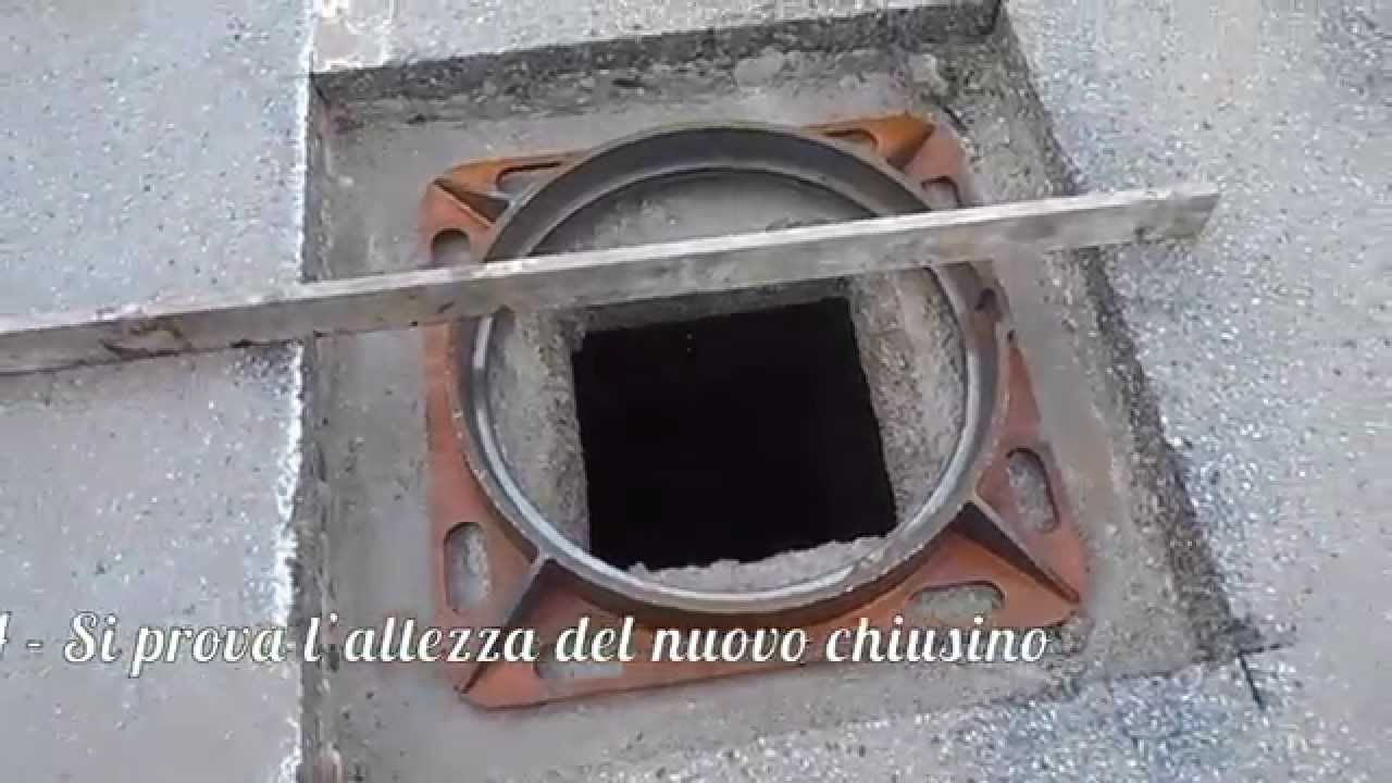 Posa chiusino in ghisa - Ditta Tressi Giovanni