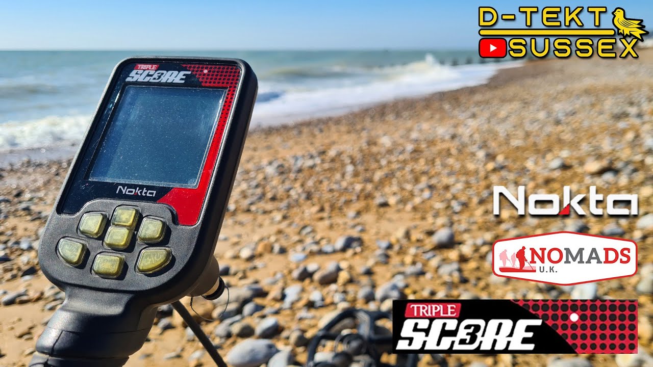 Nokta Triple Score on The Beach! - Metal Detecting - D-Tekt Sussex