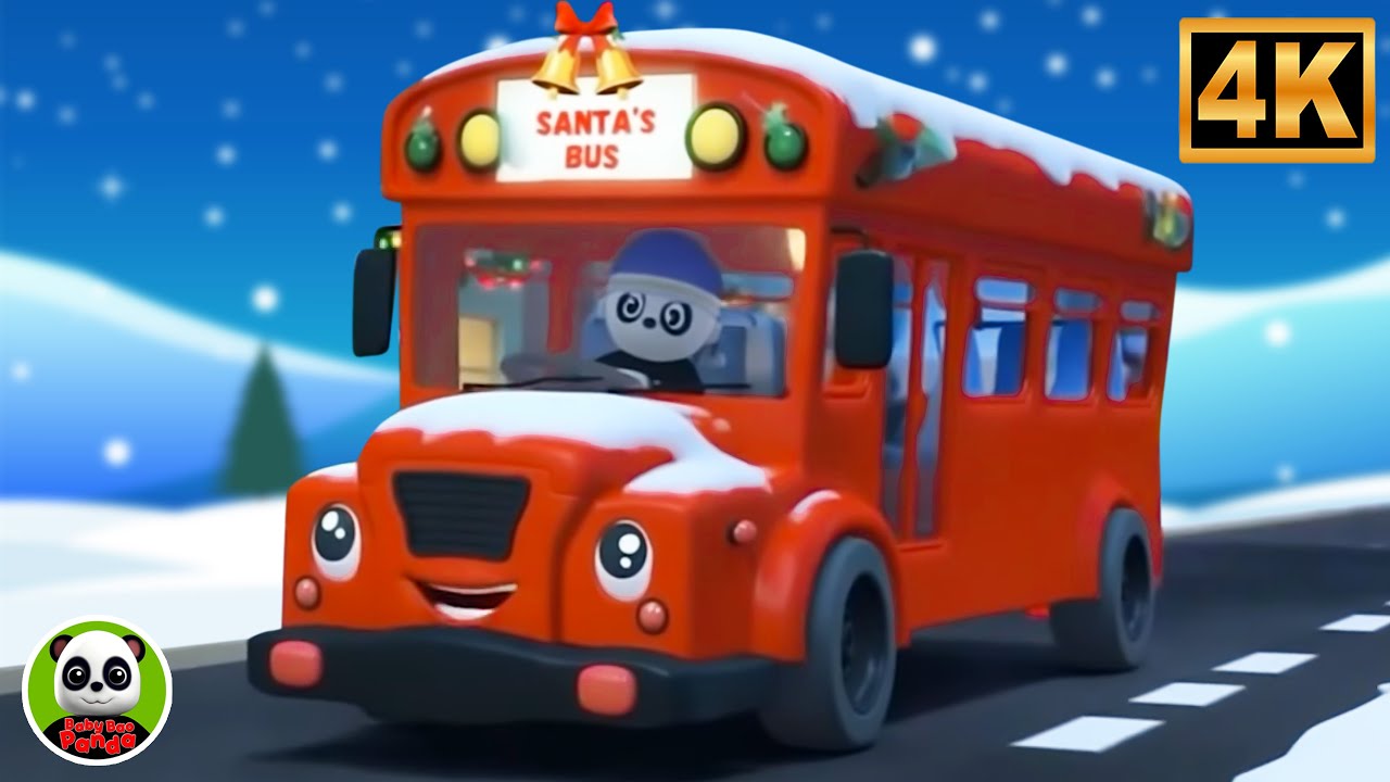 Baby Bao Panda  - Chuyến Xe Giáng Sinh Vui Vẻ | Video Về Các Loại Xe Dành Cho Trẻ Em