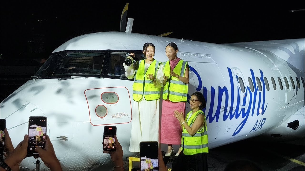 Sunlight Air's ATR 72-600 champagne ceremony at Sunlight Ascend Launch