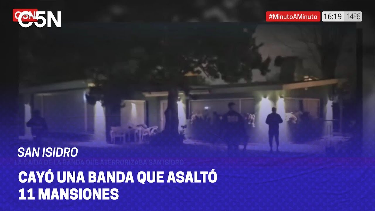CAYÓ una BANDA que ATERRORIZABA SAN ISIDRO