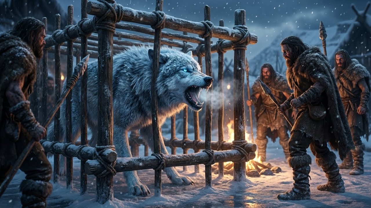 Prehistoric Survival Story | Ice Age Warriors Trap the Alpha Ice Wolf | Ancient Tribe vs Beast