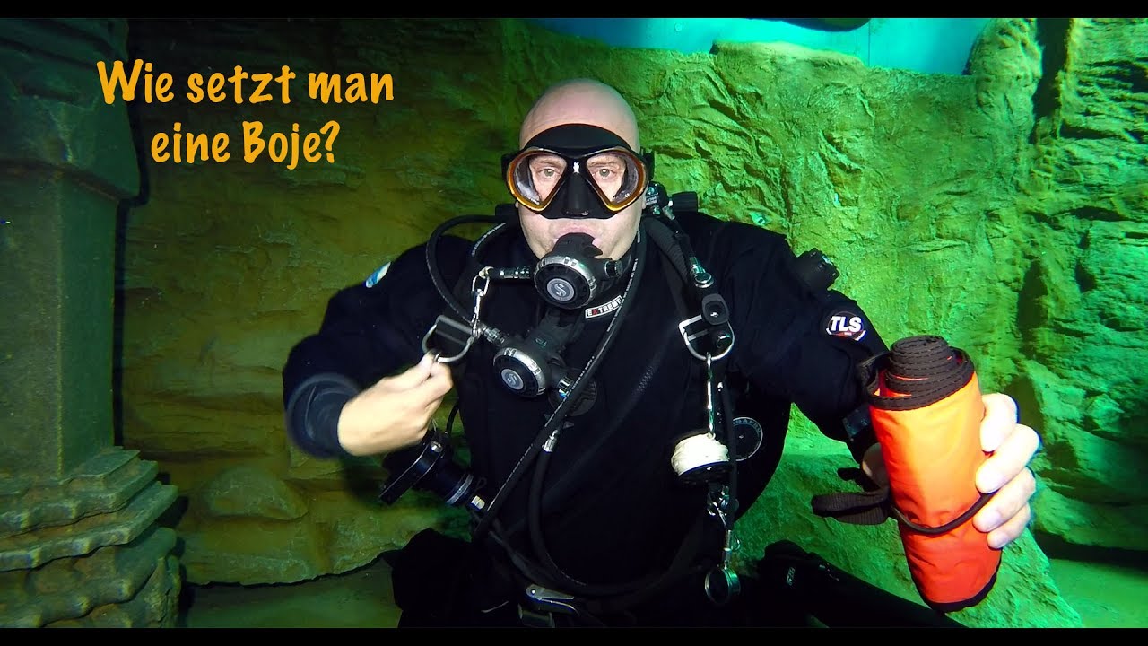 dive4life zeigt wie man eine Boje setzt