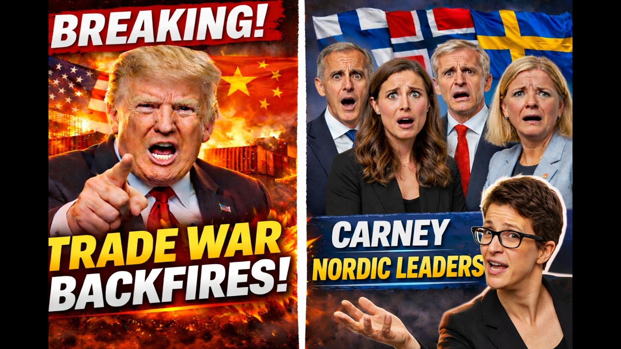 BREAKING: Trump’s Trade War BACKFIRES — Carney Meets Nordic Leaders