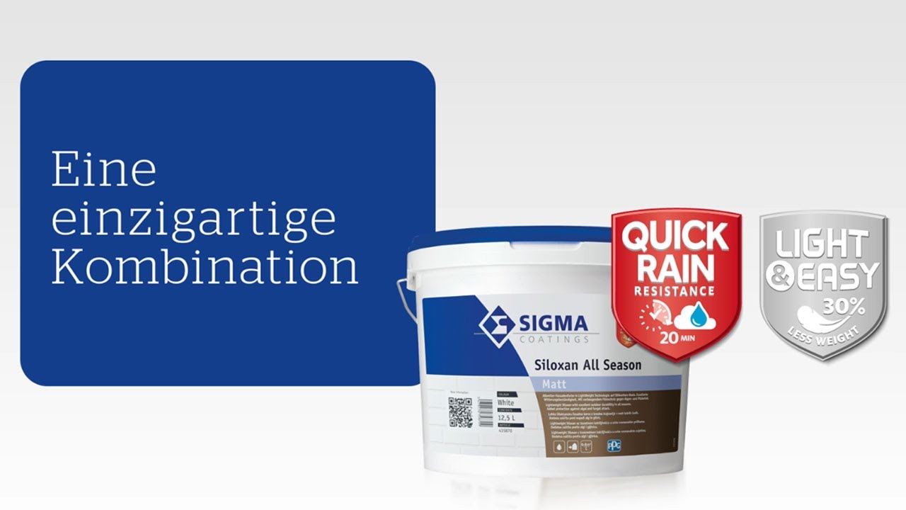 SIGMA Siloxan All Season &ndash; Lass&lsquo; den Regen doch kommen!