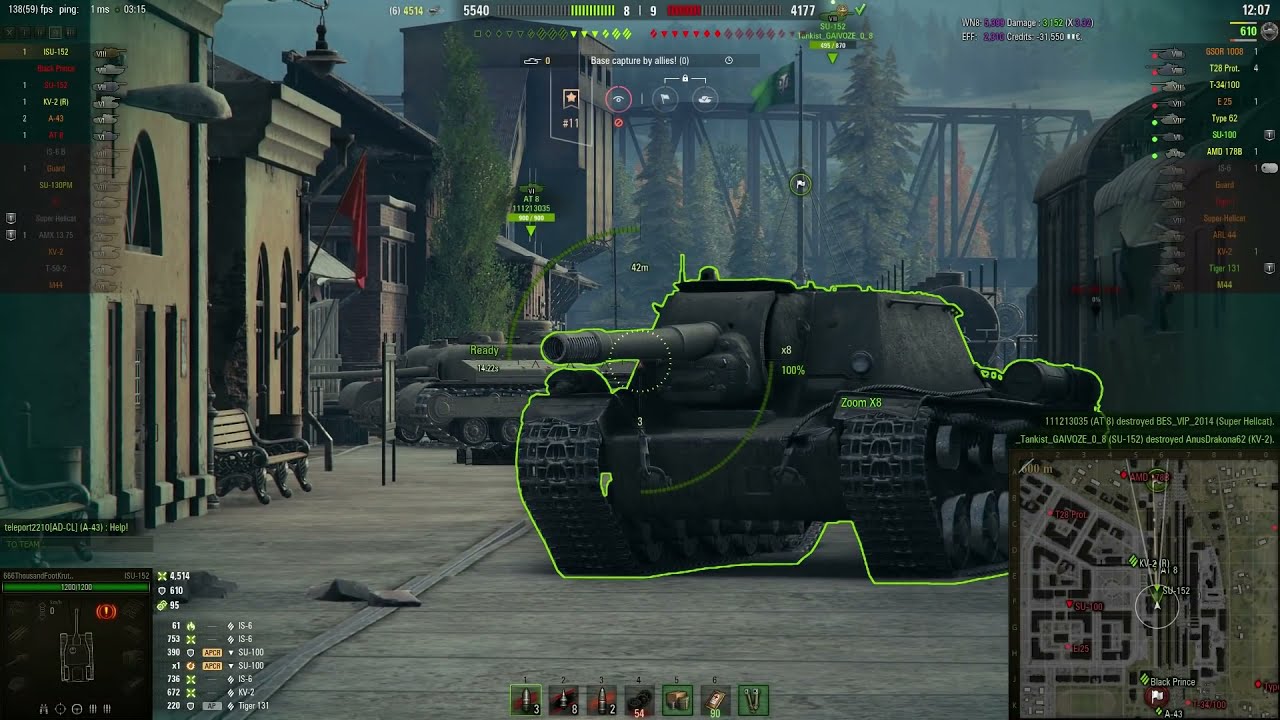 World of Tanks ISU 152 - 6 Kills 7,4K Damage
