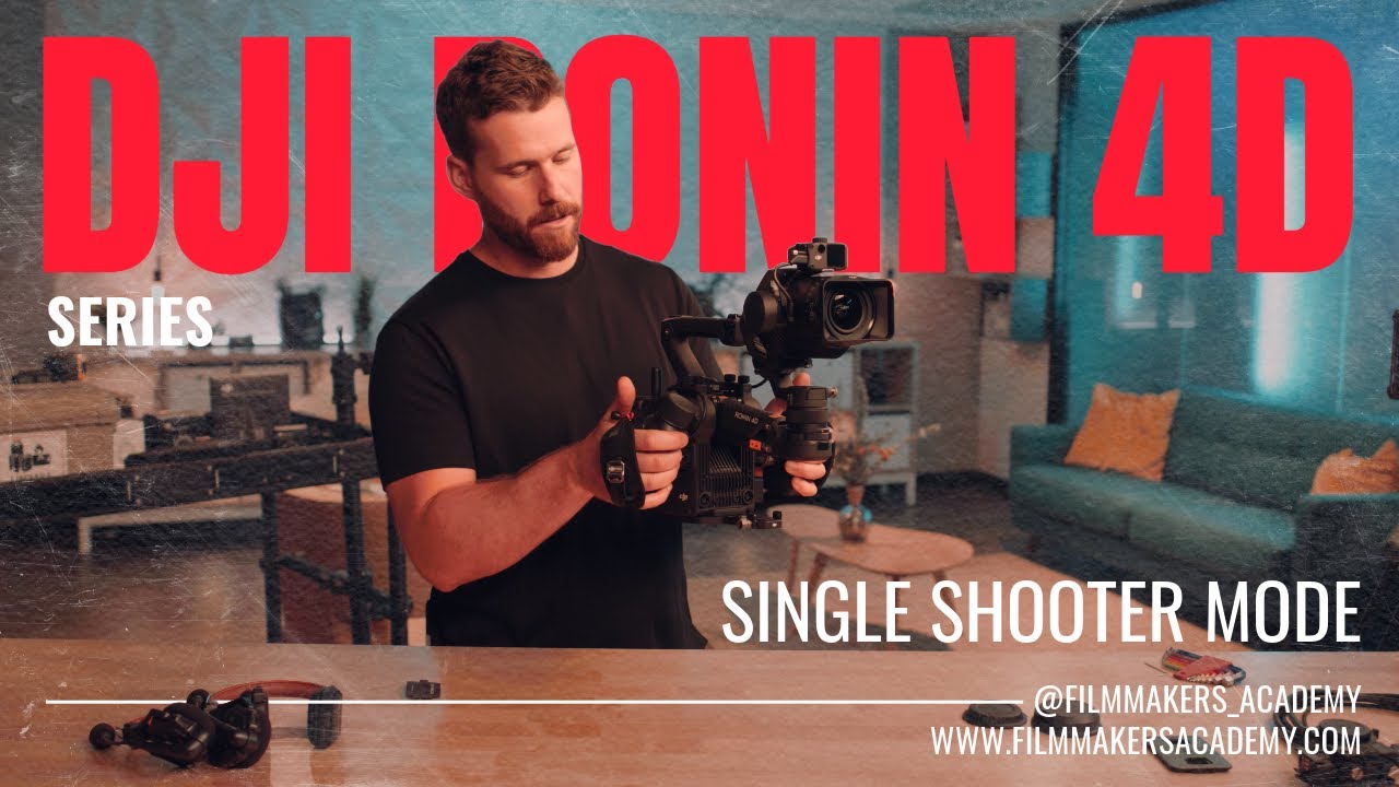 Создайте DJI Ronin 4D для одиночной съемки как профессиональный оператор подвеса