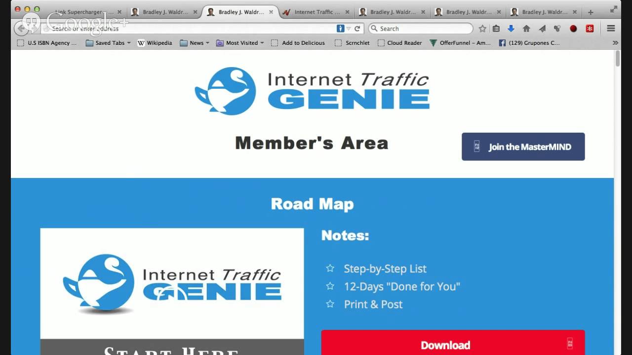 Internet Traffic Genie I Review I Internet Traffic Genie I Bradley Waldrop I bonuses David Whitfield