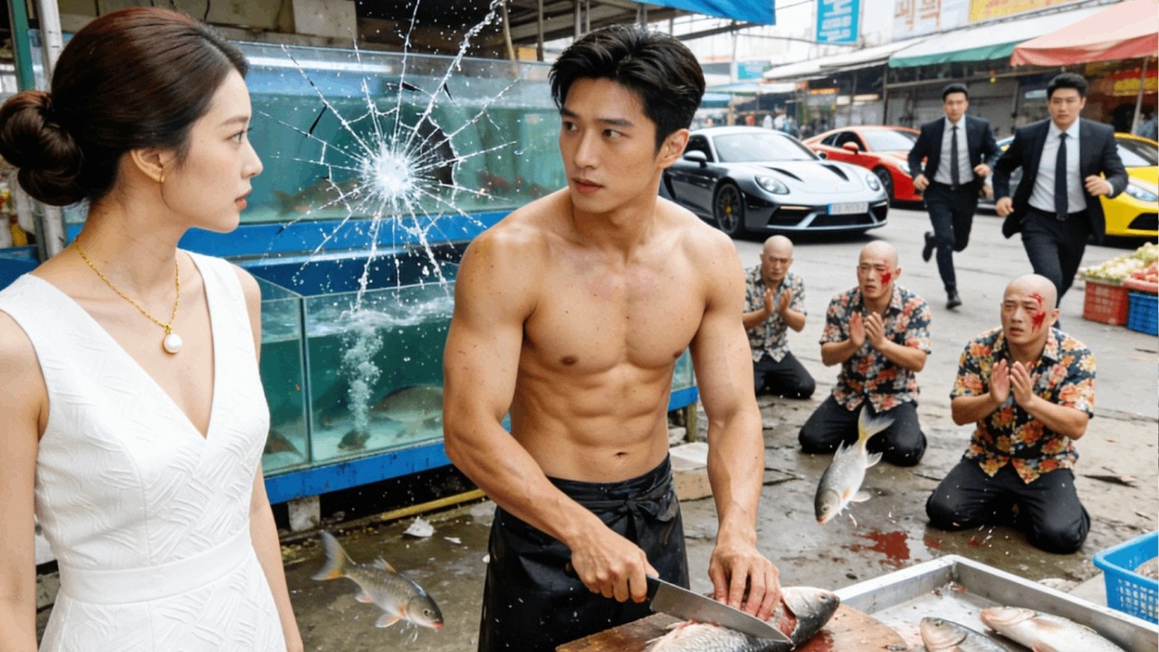 A bully smashed a young man’s fish stall—unaware he was a mafia boss; one call made all kneel.