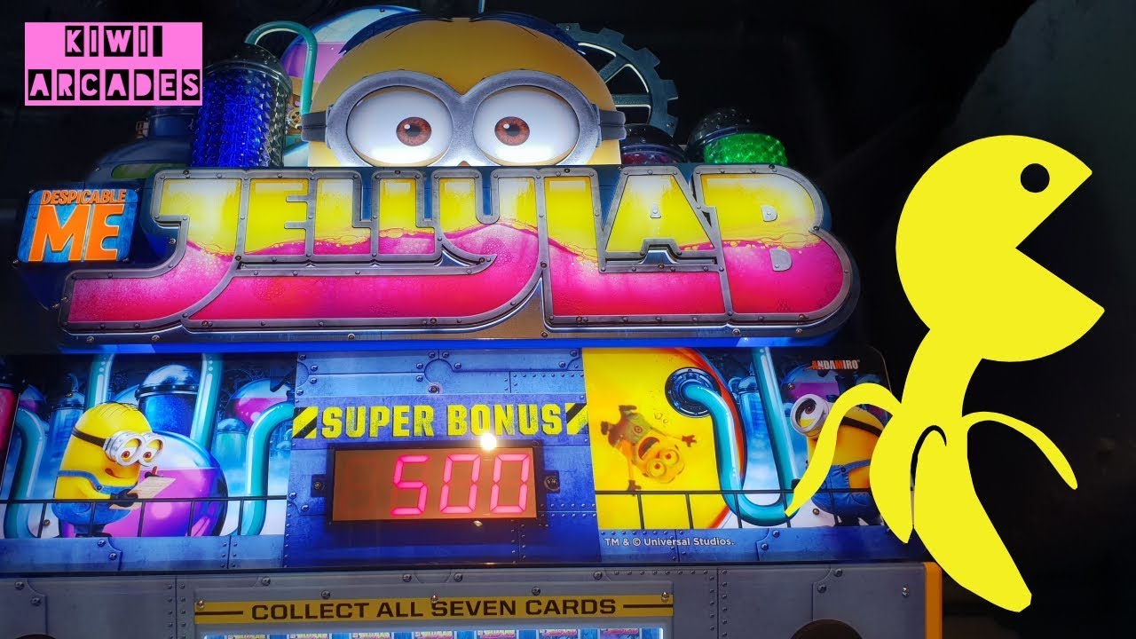Spongebob and Despicable Me Jelly Lab Arcade Games