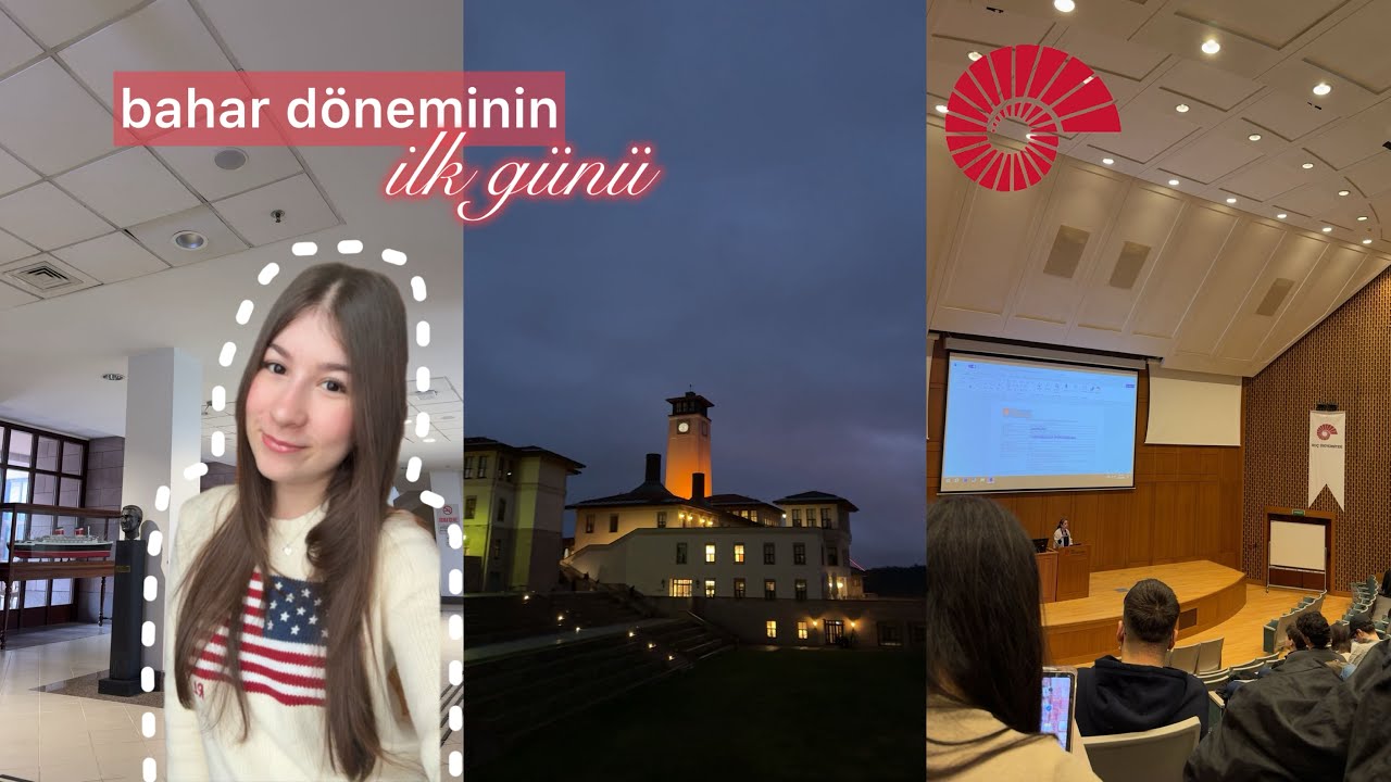 bahar döneminin ilk günü! ⛅️ | kombin, dersler, yemek