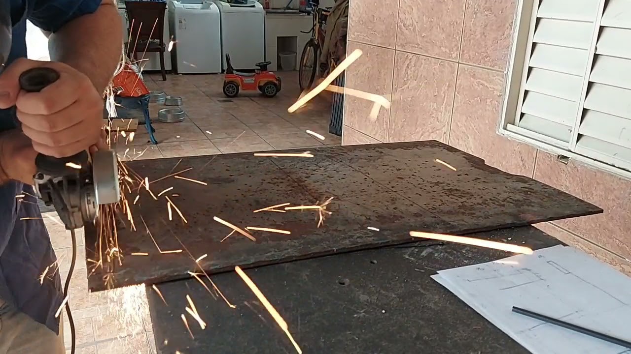 DIY - Protetor de carter e peito de aço em chapa 6mm - parte 1