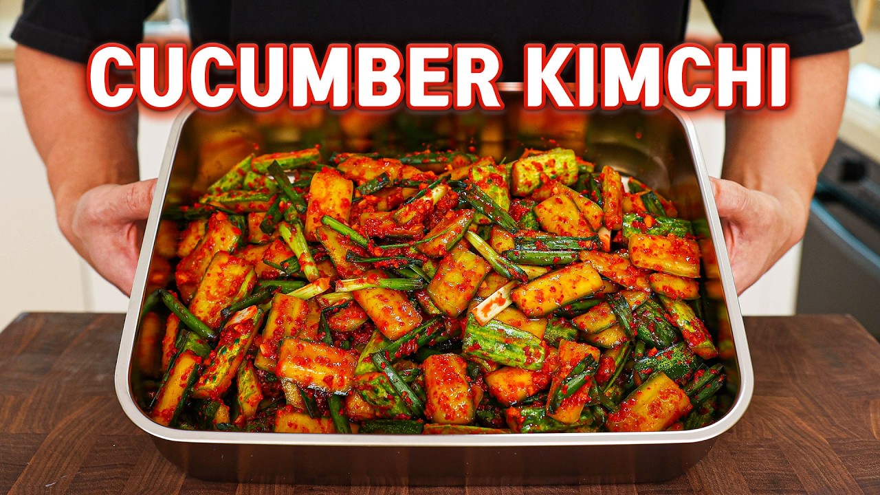 Поверьте мне, это самое простое кимчи всех времен. Кимчи из огурцов (Oi Kimchi)