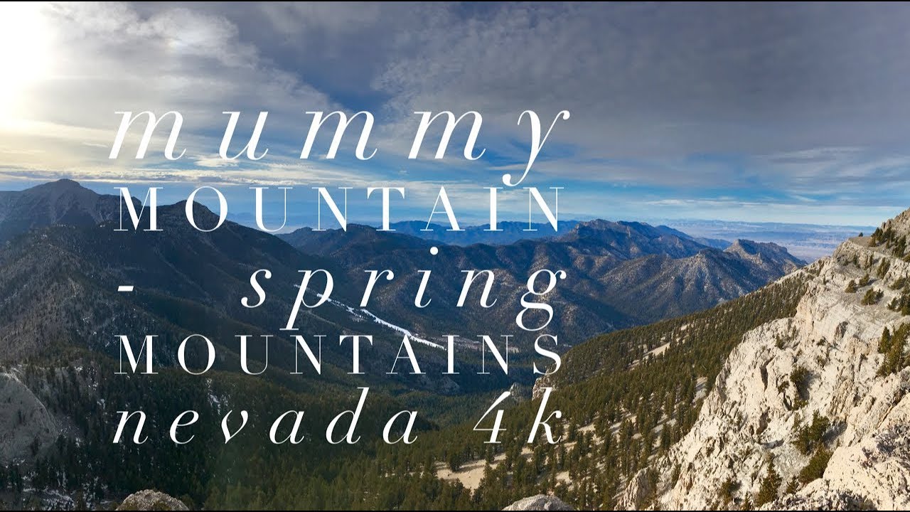 Mummy Mountain - Spring Mountains Nevada 4K