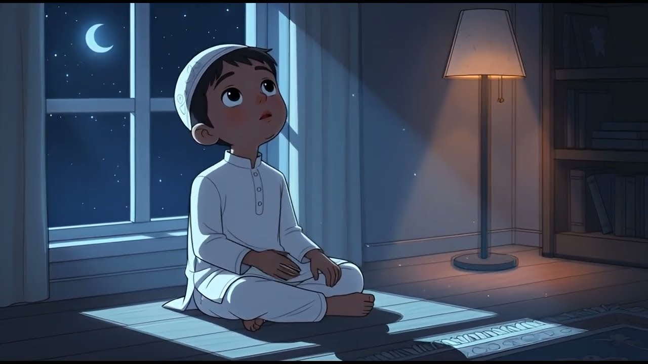 Morning to Night in a Muslim Home — Soft Ibadah & Silent Comfort | Islamic Ghibli Style 
