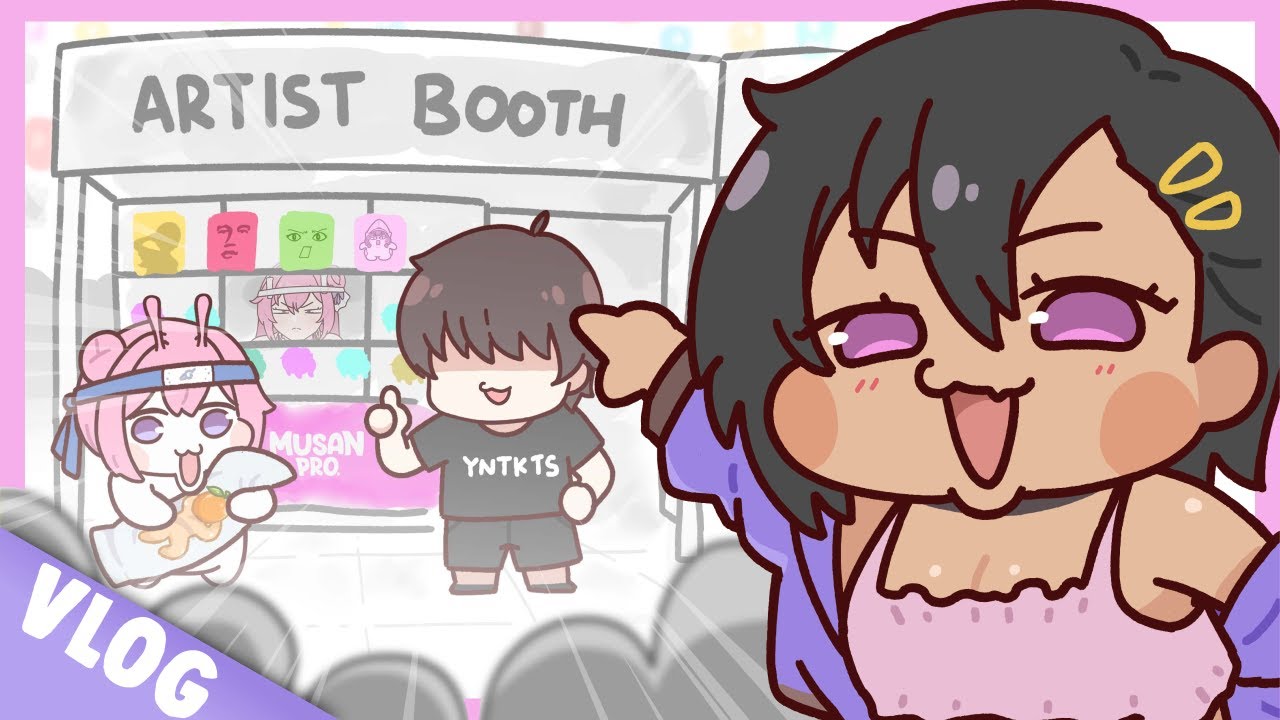 I met @MusanPro at Comifuro 21 - #Comifuro21【Vlog】