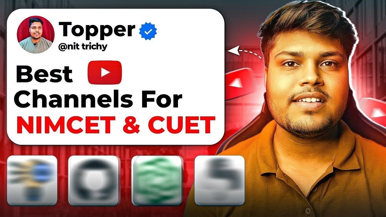 Best Youtube Channels for Nimcet and CUET Preparation - Nimcet 2025 | CUET 2025
