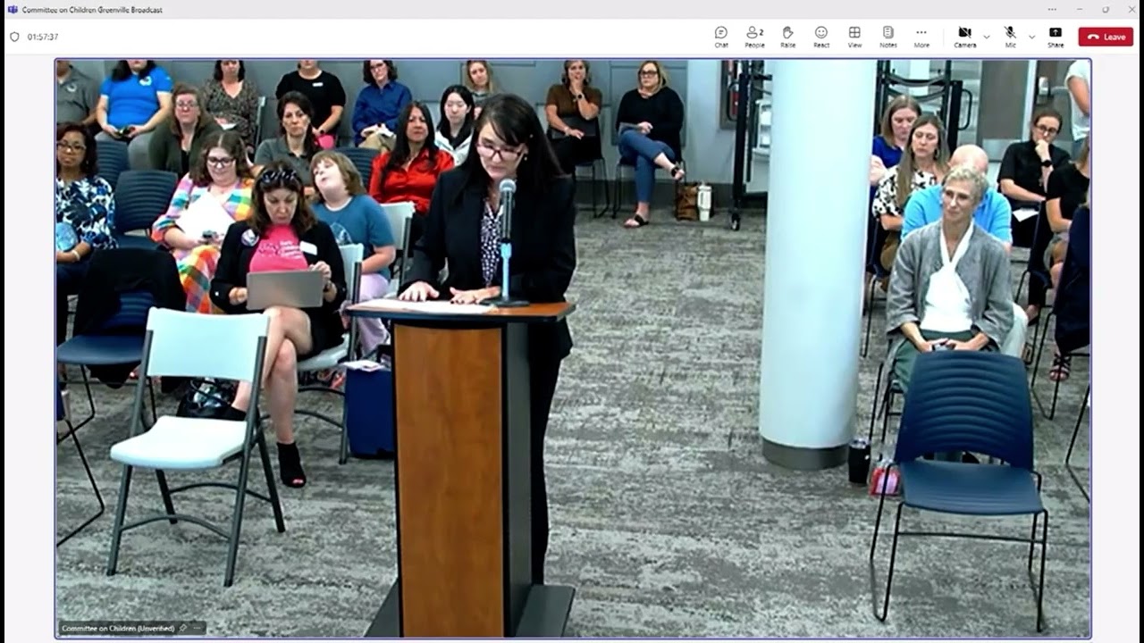 Board Member Tracy Lamb Urges SC Committee on Children to Support Child Abuse Prevention Programs