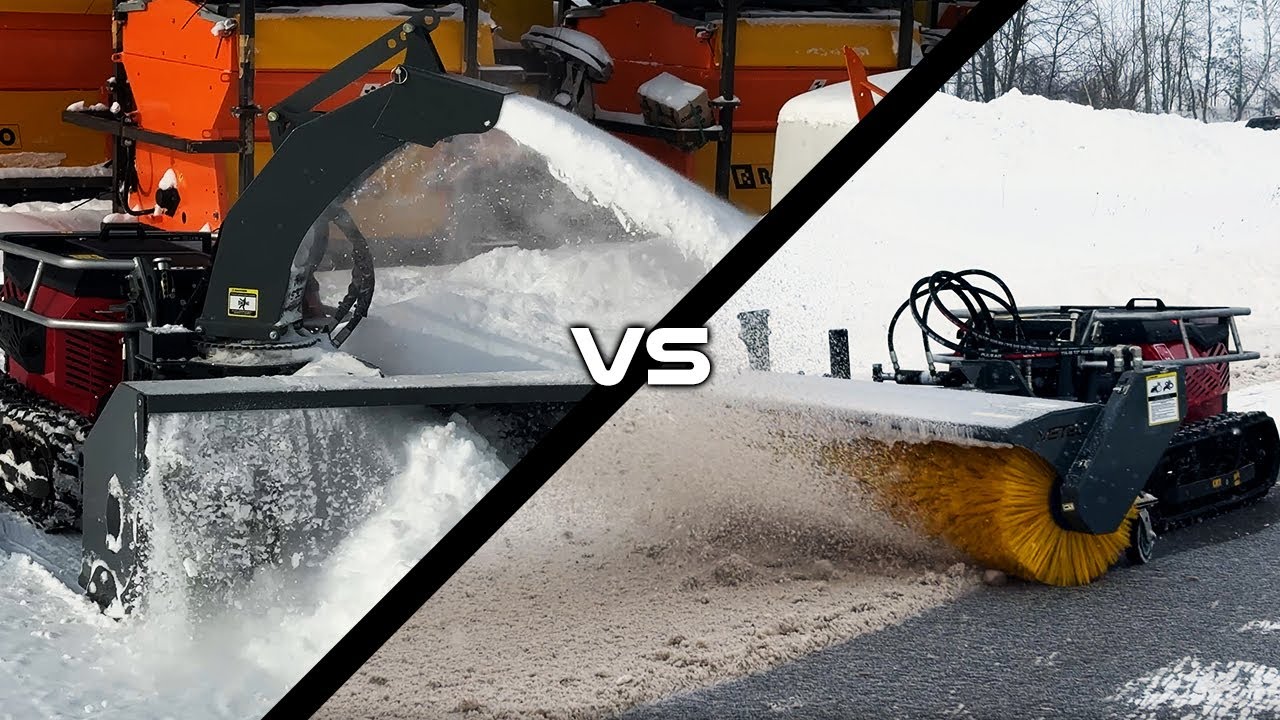 METEC Compact Box Blower & Sweeper on the 