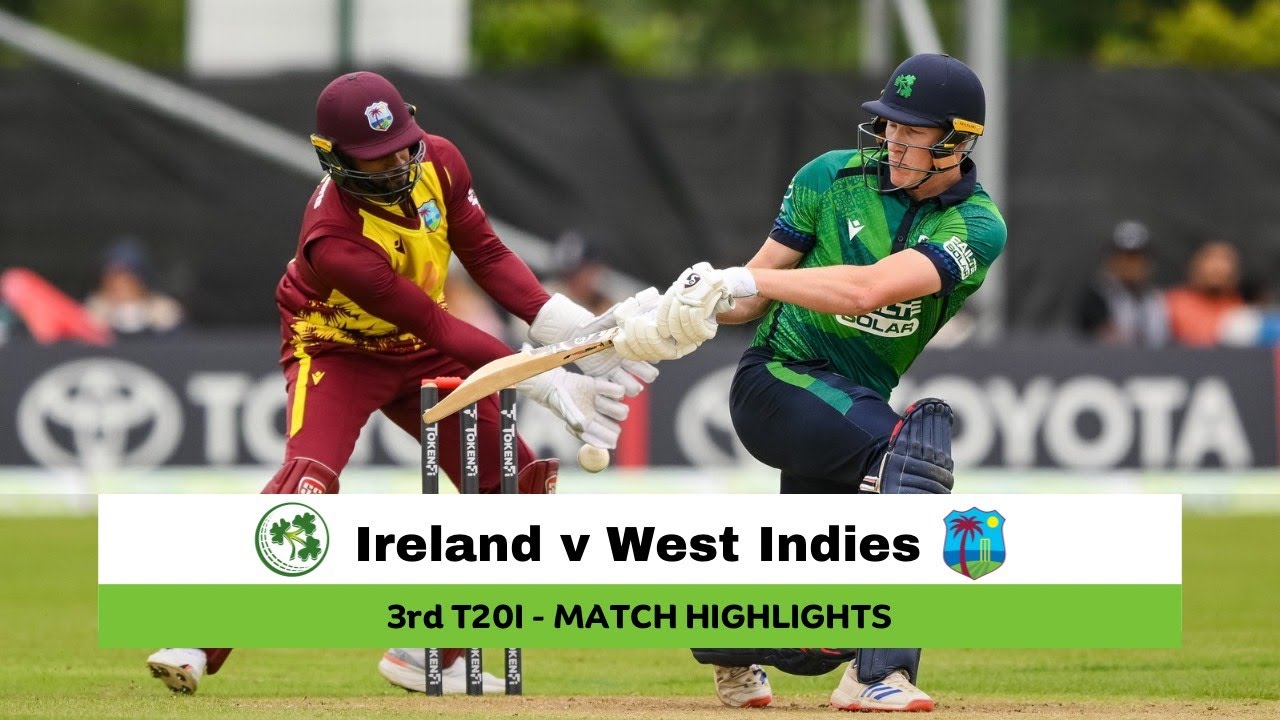 Ireland vs West Indies 3rd T20I, 2025 | Match Highlights