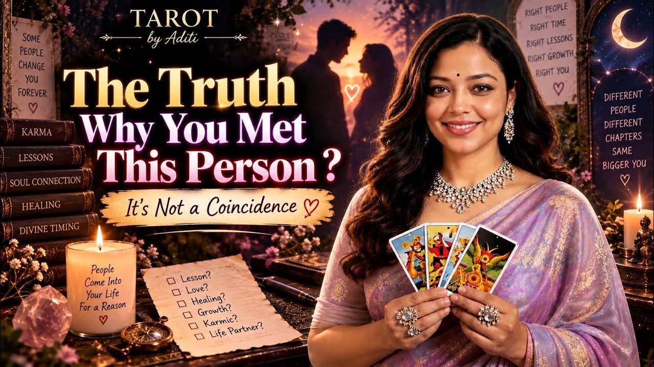 Truth… 🔮Why You Met This Person ✨ The Reason Will Surprise You 🌷💖 Tarot Hindi 🍁