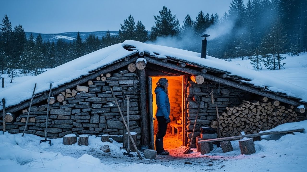 Neighbors Laughed at the Huntress Living in a Cave - Until the Blizzard Locked Roads for 5 Days