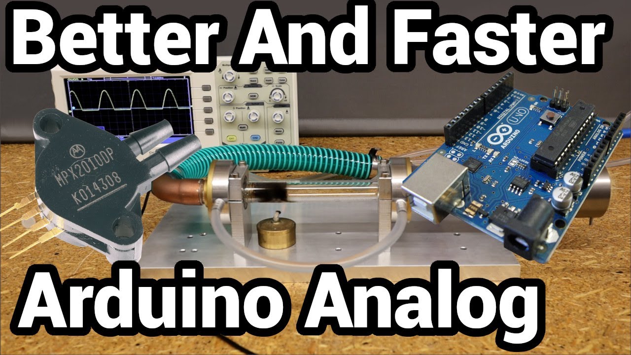Better and faster Arduino analog sensor sampling - improve Stirling engine pressure wave measurement