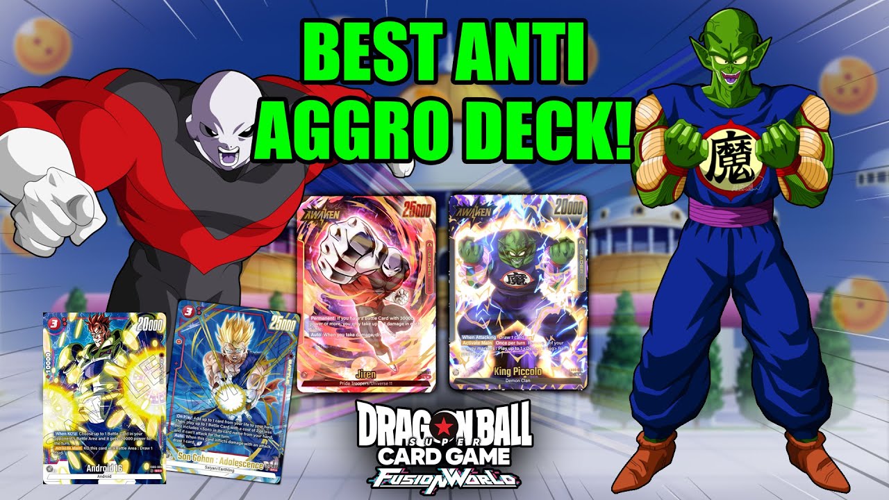 JIREN is still SO GOOD against AGGRO! [FB08 - Dragon Ball Fusion World - Card Game]