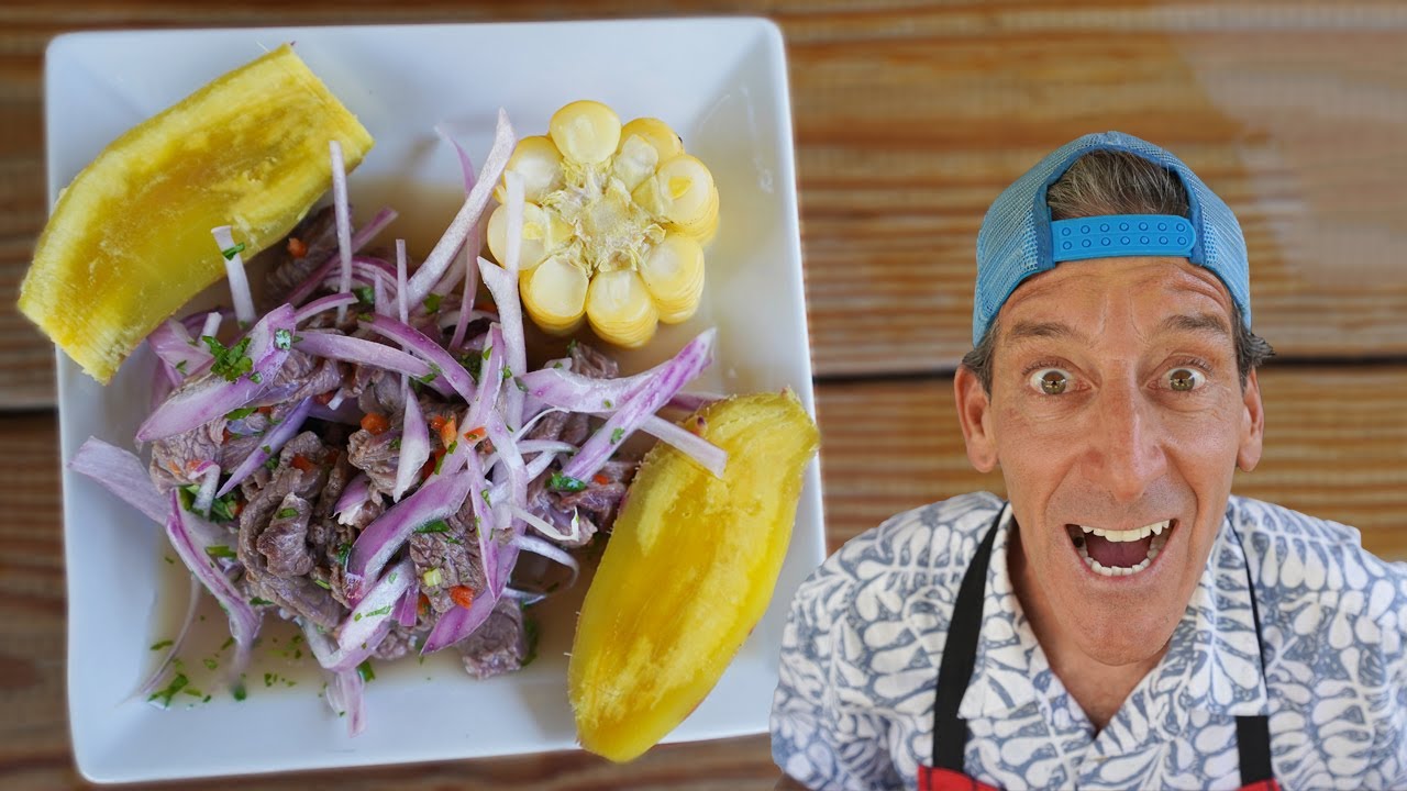 Preparando el Famoso CEVICHE de CARNE