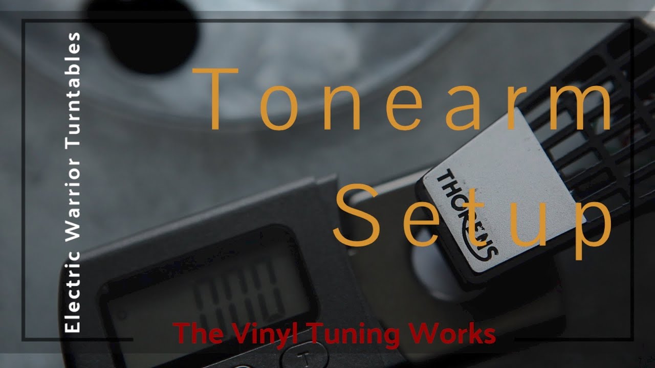 Tonearm Setup  - Beginners Calibration - Quick Start
