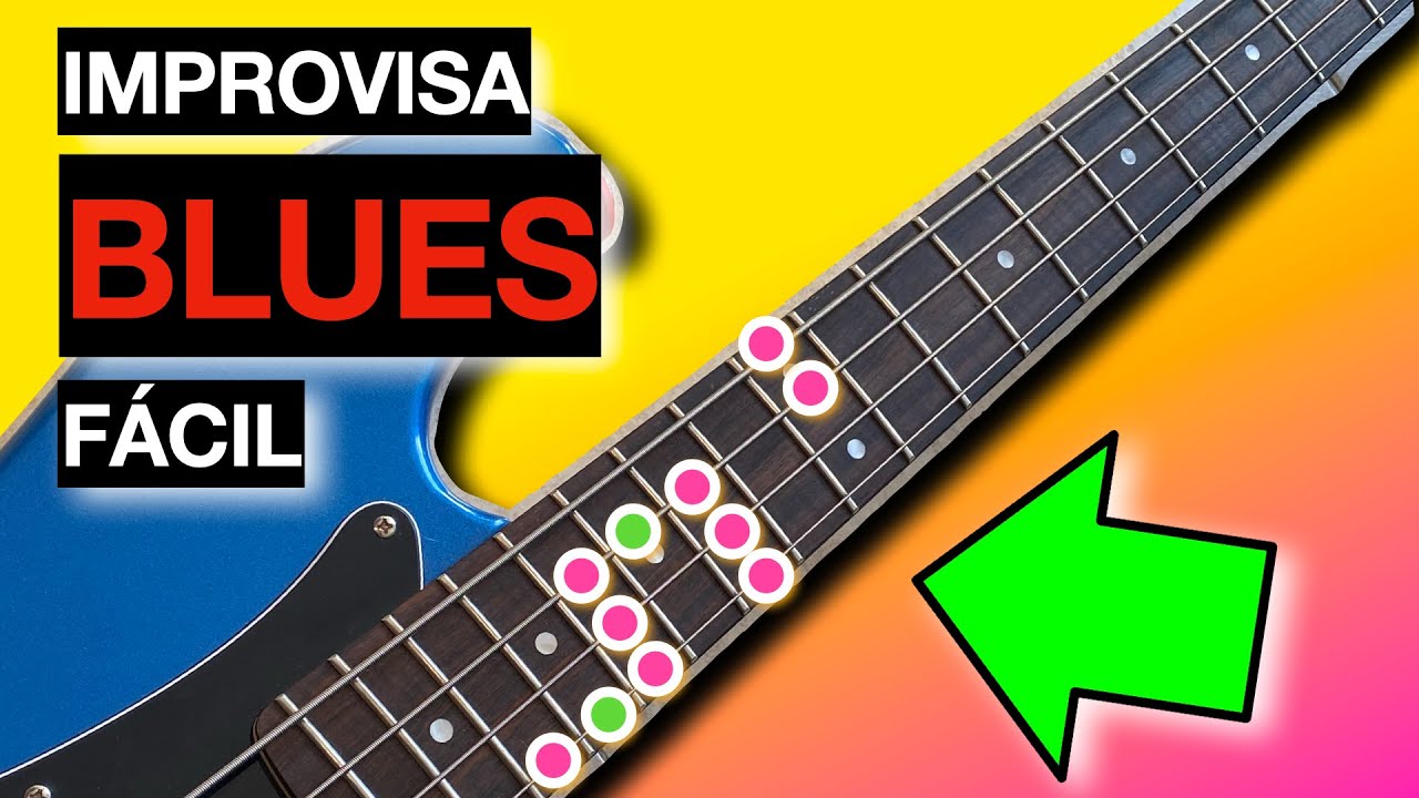 🎸 Improvisa Blues en el Bajo FÁCILMENTE con la Pentatónica Mayor
