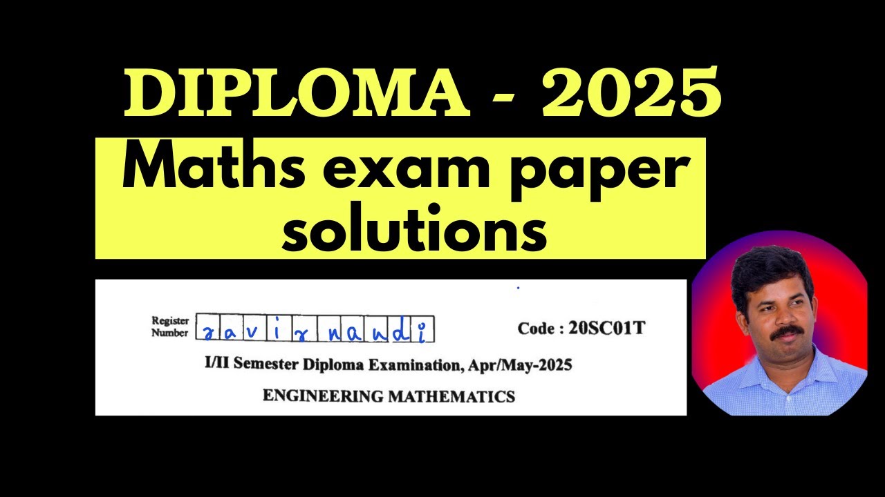 May Maths exam paper solutions  || check your answers || 2025