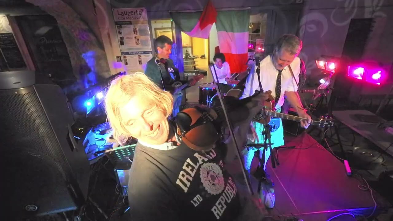 The Irish Rollers à Lauzerte (Jeudi Gourmand 2025)- Jig Dm/The Wild Rover
