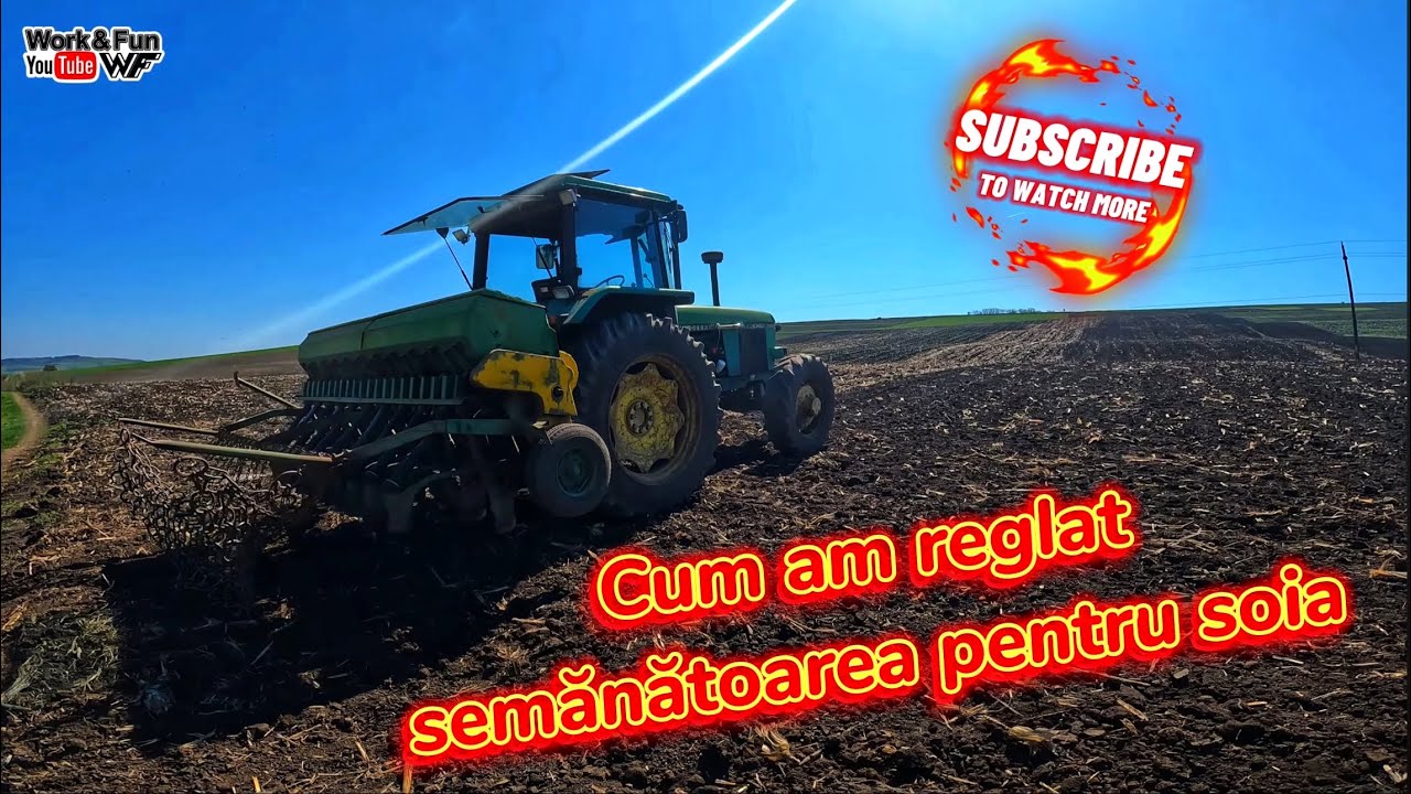 Semănăm soia cu sup21, iar apoi tavălugim...🙏 #agriculture ep. 11