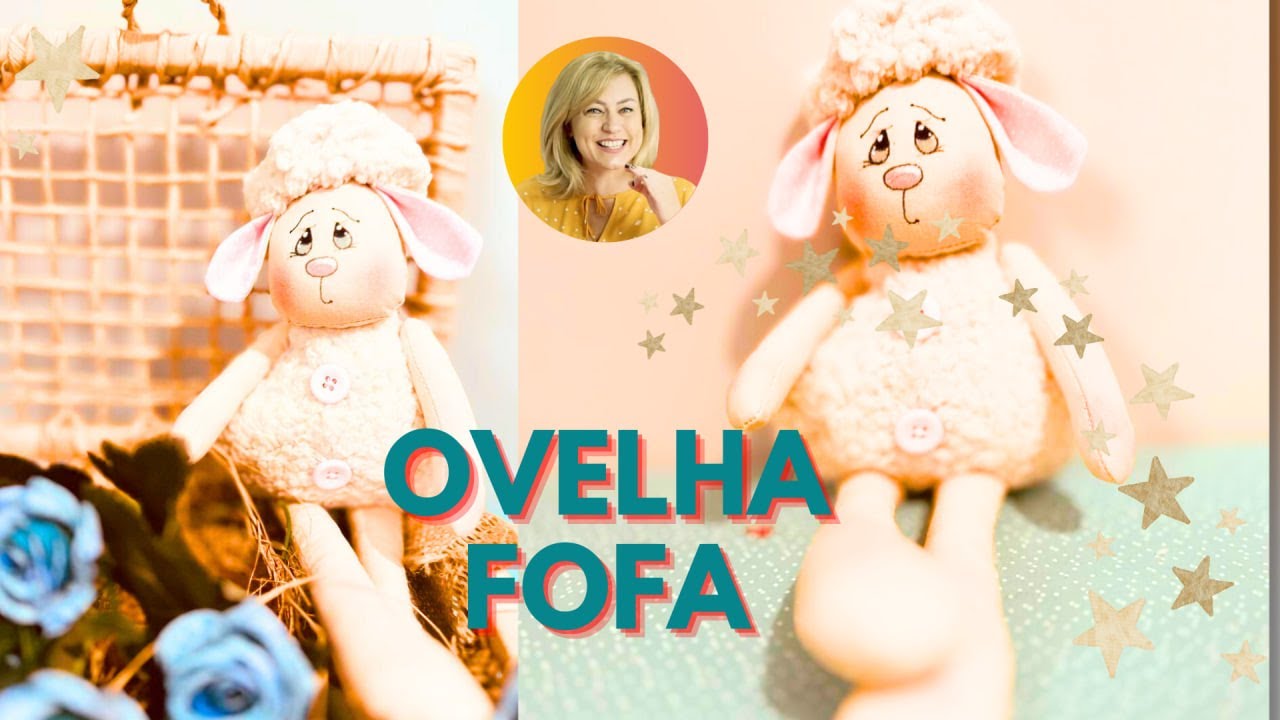 Ovelha Fofa - Fácil Tutorial da DRICA BONEQUEIRA