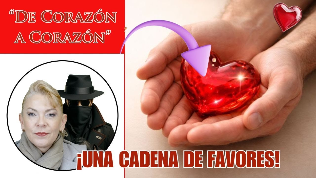 Cap. 02 "De Corazón A Corazón" Una cadena de favores, invitada Rebeca Vergara