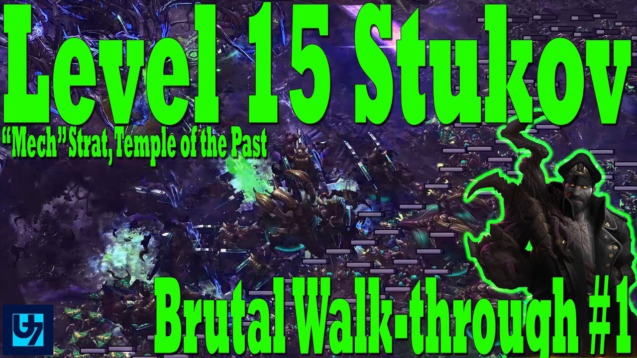StarCraft 2: Level 15 Stukov Walk-through #1, Brutal Co-op, 